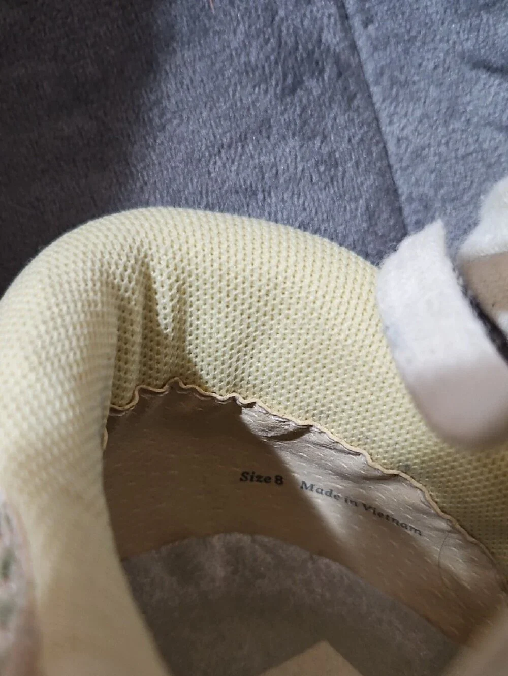 Dolce Vita Cream and Lavender Woven Platform Sneakers